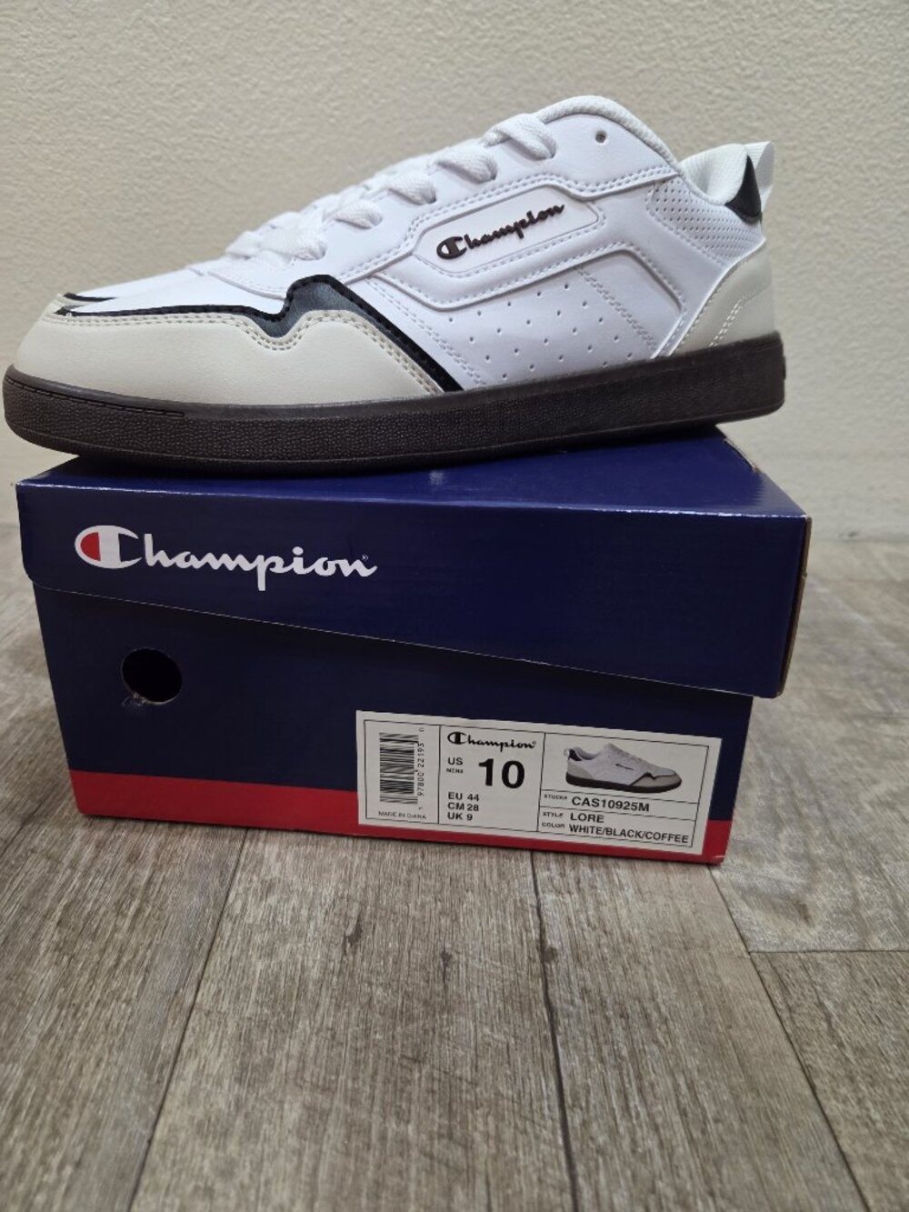 Champion Lore CAS10925M White Black Coffee Men's 10
